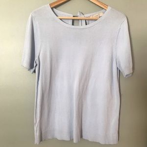 LOFT | Tie Back Keyhole Sweater